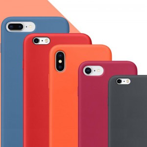 iphone xs, xr, max를위한 고품질 실리콘 전화 상자